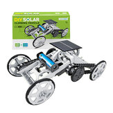 STEM hračka 4WD Auto DIY Lezecké vozidlo Motorové auto Vzdělávací solárně poháněné inženýrské auto pro děti a teenagery, vědecké stavební hračky, dárkové hračky pro 6-12leté chlapce a dívky