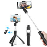 ELEGIANT Uitschuifbare 2 in 1 Bluetooth Afstandsbediening Selfie Stick Mini Statief met Verstelbare Telefoonhouder