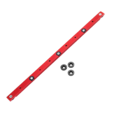 Czerwony 300-880 mm Pręt suwakowy z aluminium do szyn prowadzących z liną do stołu piłowego,wskaźnik kąta nachylenia do nacięć w żłobkach T oraz do frezowania drewna narzędzi dla stolarstwa.