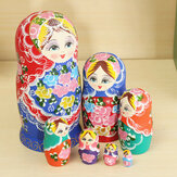 Zestaw 7 lalki np. Rosyjska Drewniane Lalki Matryoszka