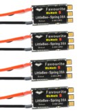 4X Favourite FVT LittleBee Spring 30A ESC BLHeli_S OPTO 2-6S Support Mulitshot Oneshot For RC Drone FPV Racing