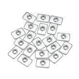 Machifit 20pcs M3 Steel Zinc Plated Tee Nuts for 2020 V-slot Aluminum Profiles Extrusions