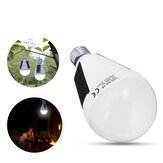 Solarbetriebene, tragbare weiße LED-Notlampe E27 mit 12W für den Außenbereich, für Garten und Camping, AC85-265V
