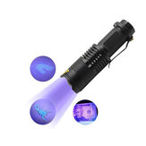 XANES U06 Hordozható Kézi Taktikai Ultraibolya Lila Fény UV LED Zseblámpa AAA