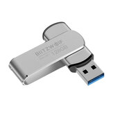 BlitzWolf® BW-UP1 USB 3.0 フラッシュドライブ アルミニウム合金ペンドライブ 360° 回転カバー サムドライブ Uディスク 32GB ポータブルフラッシュドライブ