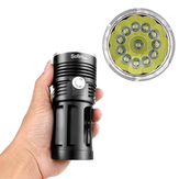 Sofirn SF34 12x LEDs Powerful 4x 18650 Flashlight 5 modes Dimming Strong LED Search Light