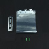 200*18*0.1 cm PVC-Plastikvorhänge für Gefrierraum Türstreifen-Set mit Aufhängeleiste