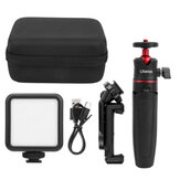 Комплект ULANZI Combo 8 для мобильного телефона Подсветка для Vlog Selfie Короткое видео Настольный штатив Живая Фотостудия