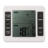 Wireless Digital Freezer Thermometer Indoor Outdoor Akustischer Alarm mit Sensor