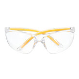 Óculos de proteção PC Anti-UV Óculos Pernas amarelas Proteção para Laboratório