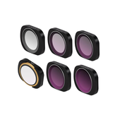 Conjunto de 6 filtros de lente MCUV+CPL+ND4+ND8+ND16+ND32 para câmera DJI OSMO POCKET Gimbal