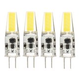 4PCS Mini G4 2W Ampoule LED COB Blanc Pur pour Lustre Remplacer Lampe Halogène DC/AC12V