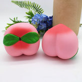 Squishy Pink Peach 10cm Slow Rising Fruit Collection Gift Decor Funny Toy