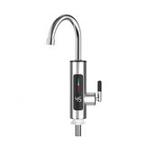 AGSIVO 3000W 220V Robinet d'eau électrique instantané sans réservoir avec affichage LED EU Plug pour cuisine salle de bains