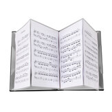 Organizador de partituras FB-04 de tamanho A4 com 40 bolsos para guitarristas, violinistas e pianistas