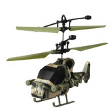 Helicóptero de control remoto de levitación por inducción y carga USB JY8192 Camouflage para niños, juguetes para exteriores