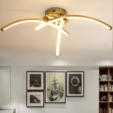Luminária de teto moderna de 3 LEDs em forma cruz para cozinha, sala de estar e quarto. Tensão de 85-265 V.