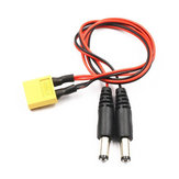 XT60 Male to DC 5.5/3.5 Power Cable For FPV Goggles Battery Receiver Monitor