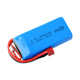 7.4V 2S 3800mAh T Deans Plug LiPo-batteri for Wltoys Car 124017 144010 124019 124018 og 144001 Car