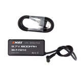 EMAX 18650 Şarj Edilebilir Pil Kılıfı 3,7V 1800mAh Batarya ile 5,5*2,5mm USB Şarj FPV Gözlükler ve RC Yarış Drone için