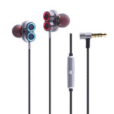 [Dual Dynamic Driver] Caldecott KDK-503 Sweatproof Noise Cancelling Wired Earphone With Mic