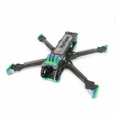 Σκελετός Freestyle Frame Kit με απόσταση μεταξύ αξόνων 225mm FlyFishRC Volador II VX5 / VD5 V2 από ίνες άνθρακα T700 5 ιντσών για Μονάδα αέρα O3 της DJI για RC Drone FPV Racing