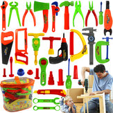 Maintenance Toolbox Portable Children Play Set Pretend Repair Kit Kids Educational Play House Toy
