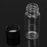 10 ml-es áttetsző üvegpalackok kísérleti pontok palackozásához,méretek: 22 * 50 mm