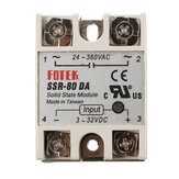 Module de relais à semi-conducteurs 80A SSR-80DA DC à AC 24V-380V Output