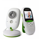 Vvcare VB602 Monitor de bebê sem fio 2.4G Câmera de segurança para babá eletrônica de 2 polegadas com áudio bidirecional Visão noturna Monitoramento de temperatura