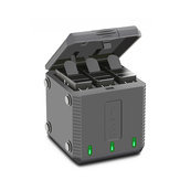 Зарядное устройство для аккумуляторов слота 3-положений, коробка для зарядки LED, чехол для переноски, корпус для аккумулятора для аксессуаров GoPro Hero 7 6 5