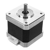 Motor de passo JGAURORA® 42 para impressora 3D Comprimento do eixo de 15 mm 1,2A/Fase