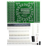 Kit de treinamento em soldagem de componentes LED SMD rotativos DIY