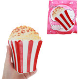 Squishy Popcorn 15CM Slow Rising Squeeze Toy Stress Reliever Decor Phone Strap Gift Com Embalagem 