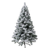 2020 Рождественская елка из сосны, искусственная светодиодная, белая, большая, скандинавская, флокированная, новогоднее украшение для двере