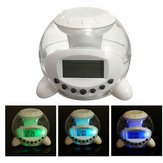 Digital Ball Alarm Clock LED Baklys Kalender Termometer Natur Lyd