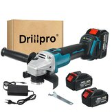 Drillpro 125mm 18V Brushless Blue+Black Rebarbadora Rechargeable Adjustable Speed Rebarbadora With Bateria
