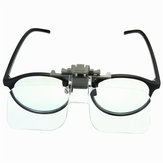 HD Lens Precise Clip On Clear Folding Magnifying Óculos Hands Free Reading Eyeglasseess