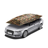 Semi-auto portátil al aire libre Coche Umbrella Sunshade Roof Cover Protección de la tienda