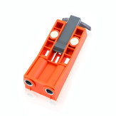 Pocket Hole Jig System Holzbohrpositionierungsschlitten Dübel-Jig-Werkzeug 9,5 mm Bohrführung für Schreiner- und Holzarbeiten Werkzeug