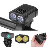 1200LM 2XPE Bicycle Headlamp Cycling Bike Bicycle M365 Electric Scooter Motorcycle E-bike Front Light Headlamp