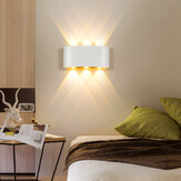 Lámpara de pared LED con 2/4/6/8/10/12 cabezales para uso en interiores y exteriores, luminaria impermeable para sala de estar, dormitorio, escalera