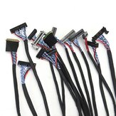 14Pcs Универсальный FPC / LVDS Дисплейный кабель Поддержка для ЖК-панели размером от 10 до 65 дюймов для панели управления жидкокристаллическим дисплеем
