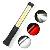 Lampe de travail LED COB rechargeable Enusic™ 360° avec crochet magnétique Blanc Rouge Lampe de poche Inspection