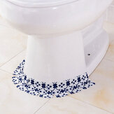 Adesivo base toilette creativo Honana TS-74, resistente all'acqua e antigraffio, adesivi colorati con animali