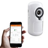 2'de 1 HD Hırsız Alarmı Monitör PIR Sensör Hareket Algılama Bağlantı Alarmı Video Kamera APP Kontrolü