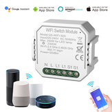 2300W WIFI Smart Switch No Hub Required Timer Relay Switch Module Wireless App Remote Control Voice Control Works with Amazon Alexa & Google Assistant