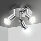 مصباح سقف LED قابل للدوران من Elfeland 100-220 فولت 3 طرق GU10 لإضاءة المنزل