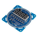 DS1302 Obrotowy wyświetlacz LED DIY Kreatywny elektroniczny wyświetlacz temperatury budzika Zasilany z USB 5V