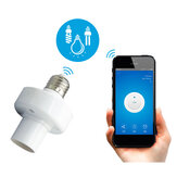 Adattatore per lampadina E27 WiFi Smart APP Holder Socket Funziona con Alexa Google Home AC90-250V